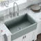 Ruvati 33"x20" Farmhouse Apron-Front Kitchen Sink Sgl Bowl, Horizon Gray RVL2300GR - alternate 3